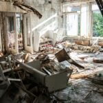 wrecked home furnitures interior