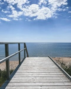 שמים פתוחים, ים, נוף פתוח, שביל לכיון הים.