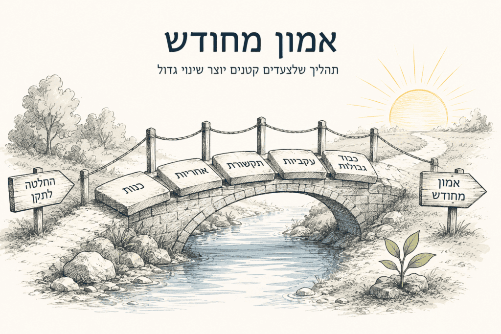 אמון מחודש - איך לבנות אמון מחודש בקשר עם האדם שפגע בי? איך בונים אמון מחודש? לבנות אמון לאחר שנשבר?