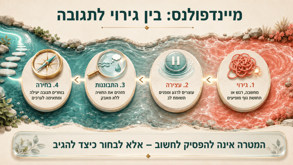 הסבר על גישת מיינדפולנס