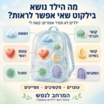מה הילד נושא בילקוט הרגשי שלו - עומס רגשי אצל ילדים
