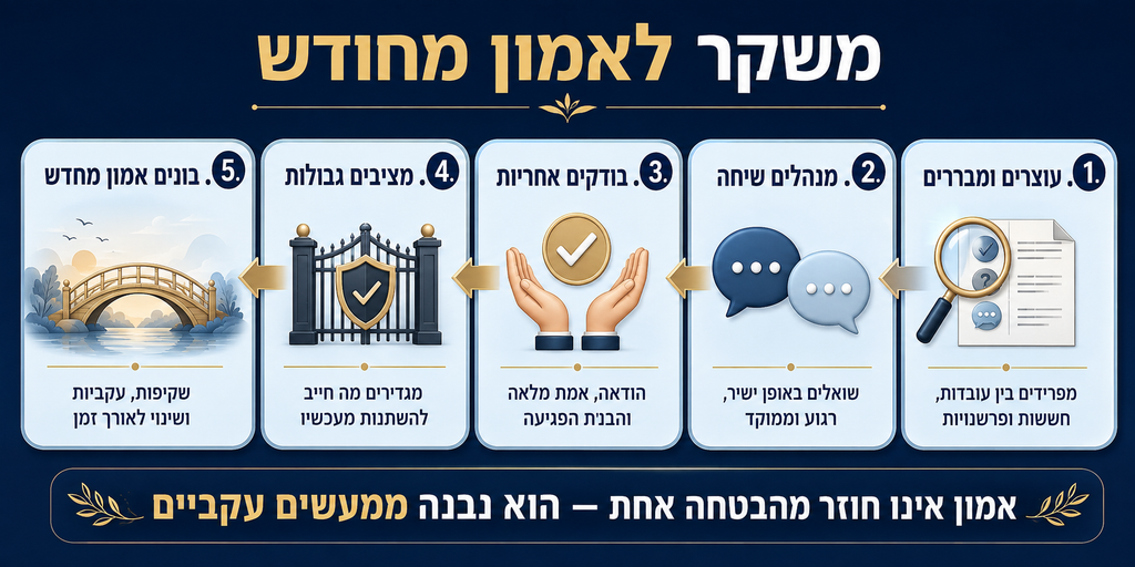 בן זוג שמשקר לי - איך לבנות משקר לאמון מחודש?