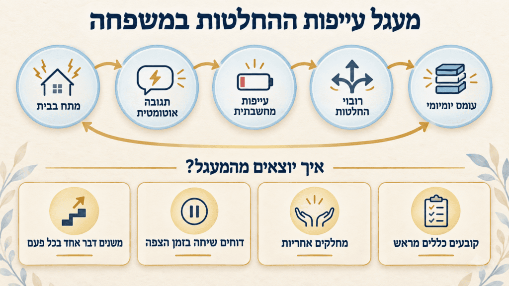 מעגל עייפות החלטות במשפחה