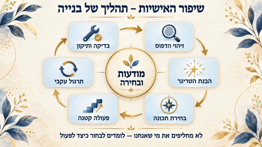 מעגל שיפור האישיות - תהליך שיפור אישיות